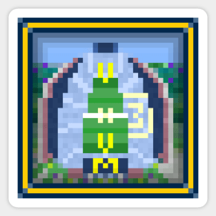 "The Big House" - MICHIGAN BORDER Sticker